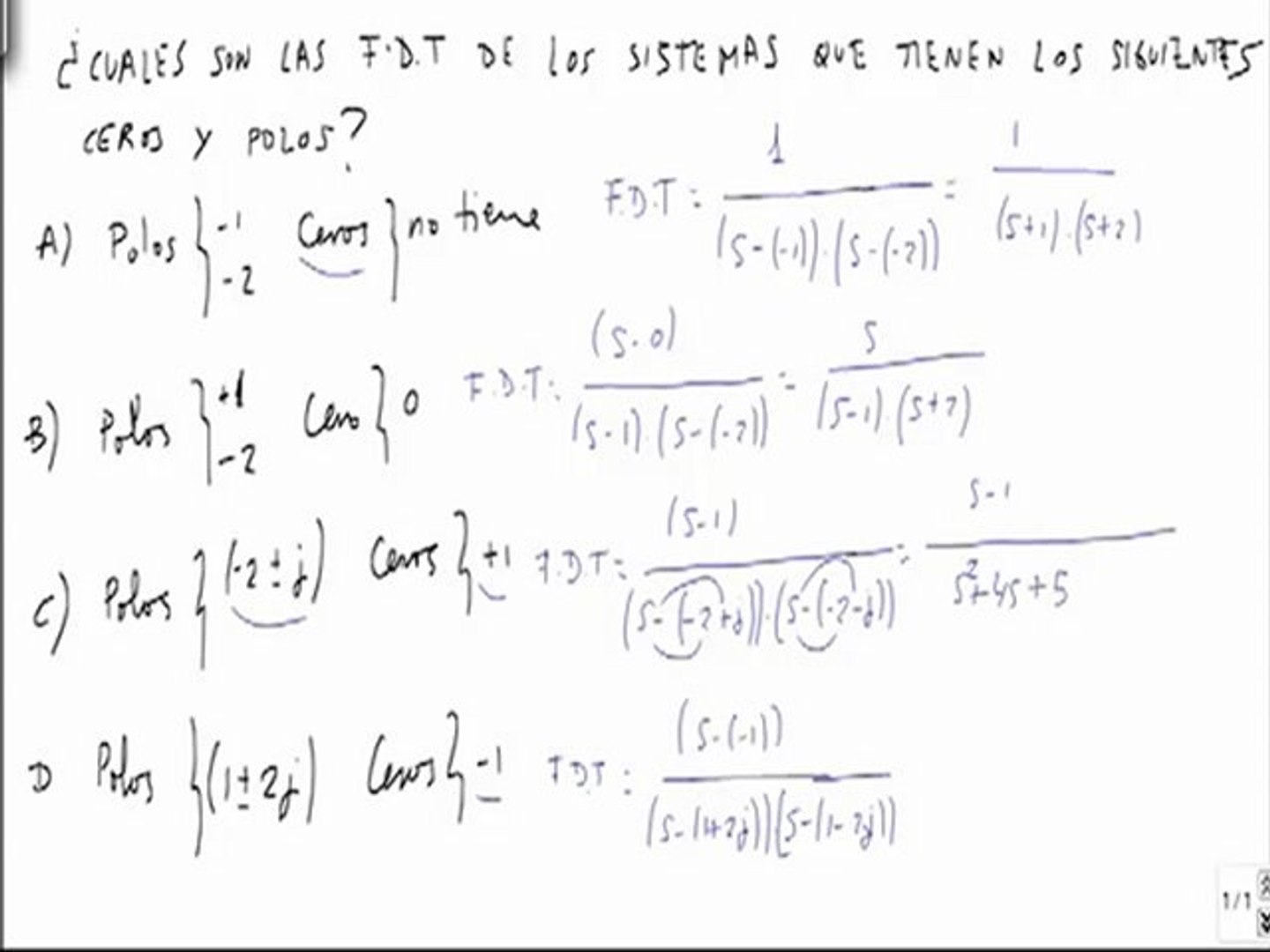 la funcion de transferencia ceros y polos - Vídeo Dailymotion