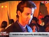Hrithik asked ad-makers to re-edit his laptop ad