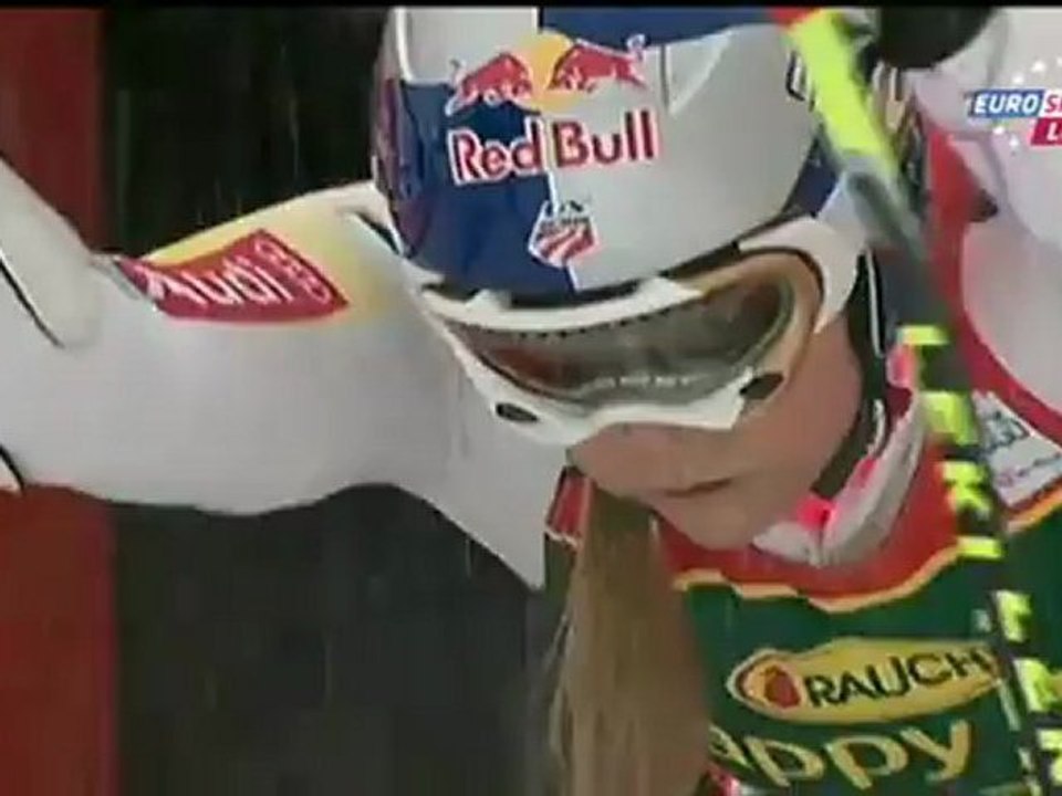 Vonn'dan hat-trick