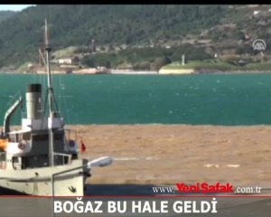 Lodos boğazı bu hale getirdi
