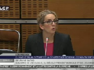 Travaux en commission : Audition de Delphine Batho, ministre de l’écologie, du développement durable et de l’énergie, par la commission du développement durable