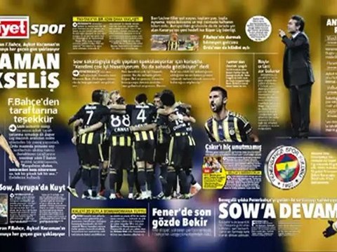 Hürriyet Spor Sayfaları / Daha Fazla Fenerbahçe