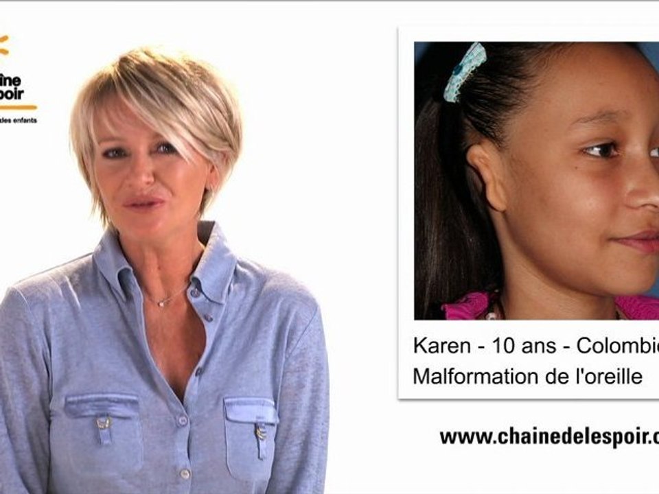 Sophie Davant s'engage pour La Chaîne de l'Espoir