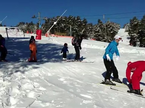 Premières journées de ski à Font iomeu
