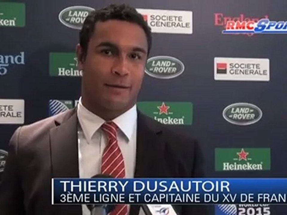 Les réactions de P. Saint-André et de T. Dusautoir après le tirage au sort