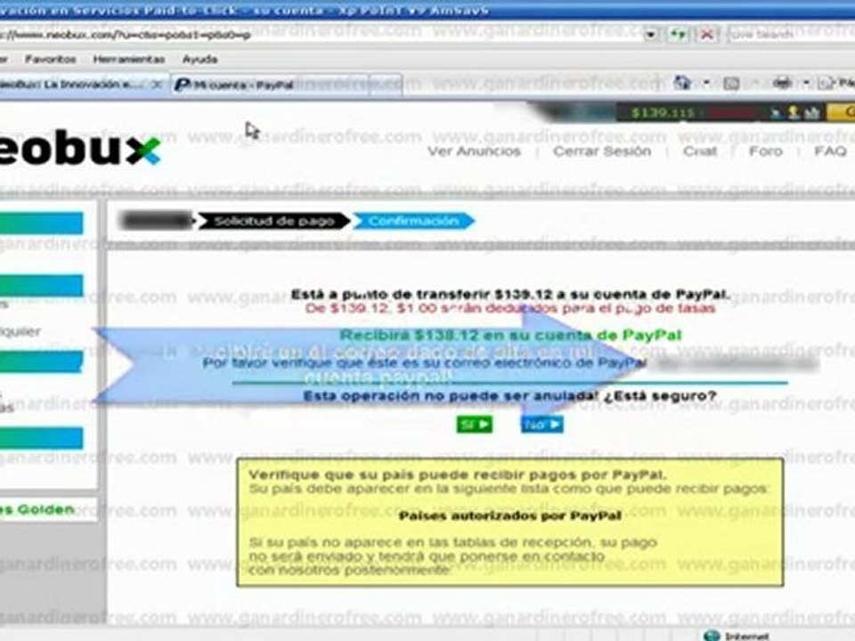 Como ganar dinero en internet sin invertir y cobrar por paypal