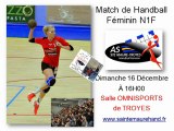 Clip TV Vitrine pour Match de Handball Ste Maure-Troyes du 16-12-12