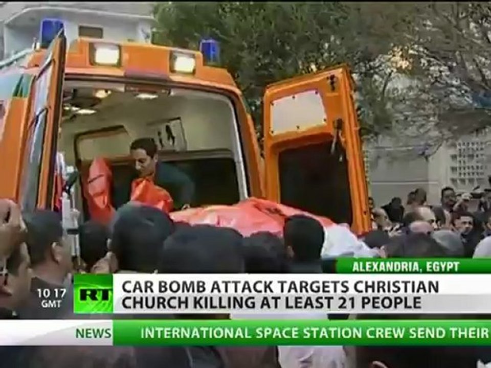 Egypt church car bombing kills 21, injures dozens