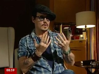 Johnny Depp BBC Breakfast Interview 07-11-2011