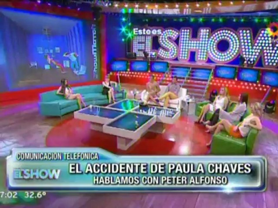Pedro en Este es el Show (al teléfono sobre la lesión de Paula) - 03 de Diciembre