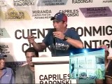 Capriles: No hay forma de que el candidato de Cabello nos gane en Miranda