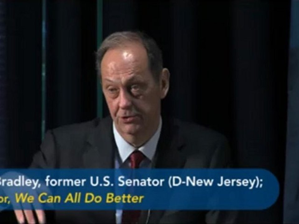 Senator Bill Bradley: A Simple Plan for Creating Jobs