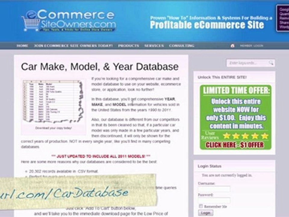 Car Make Model Year Database