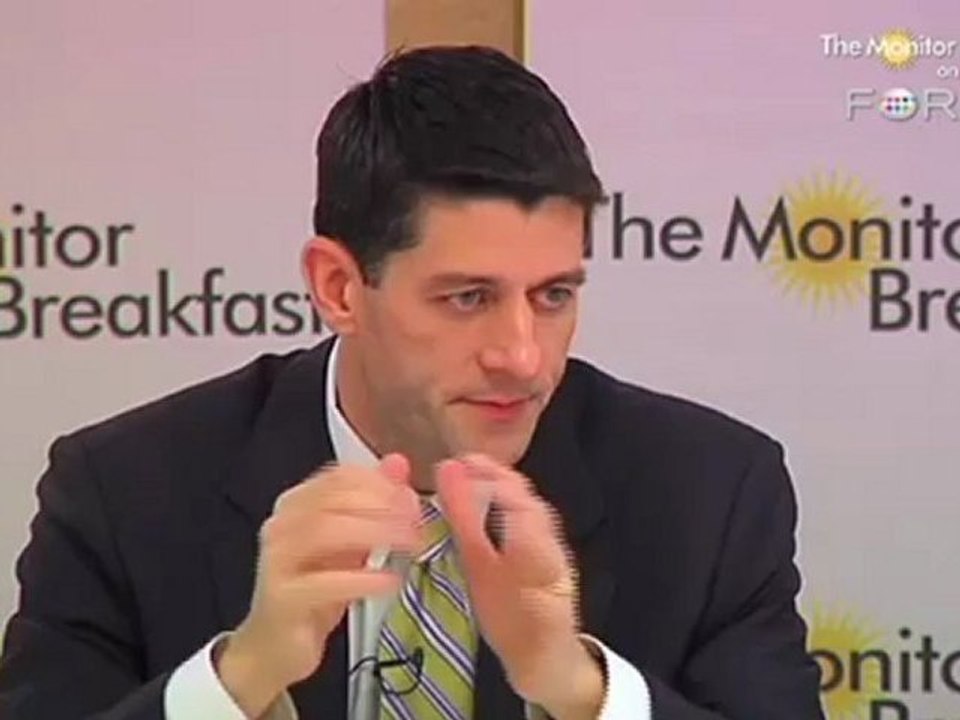 Rep. Paul Ryan Rips Obama Budget