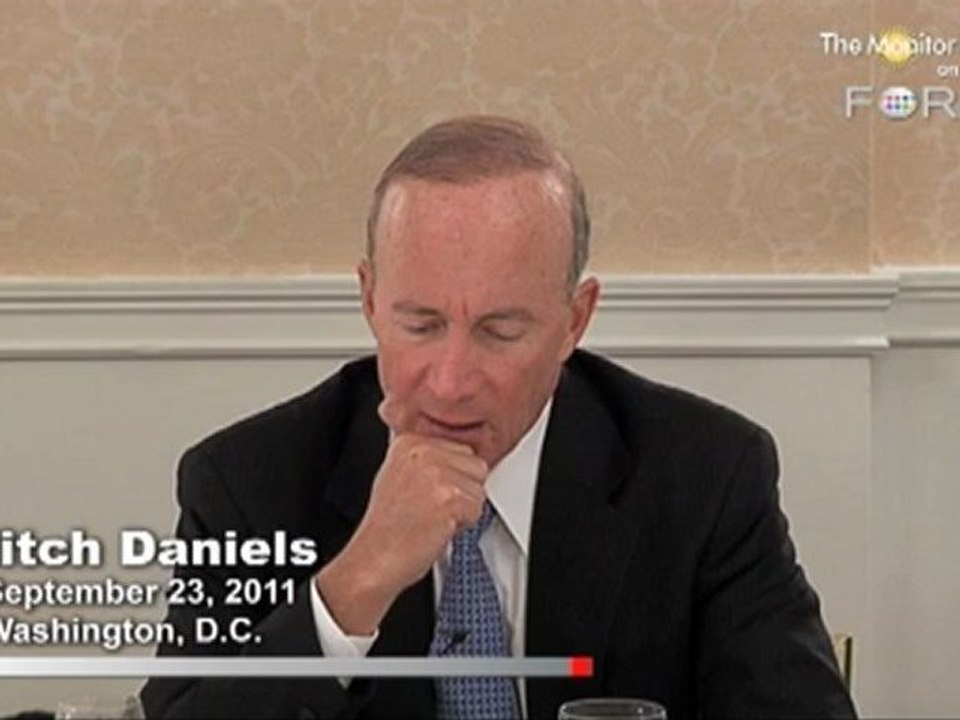 Daniels: Obama has 'Wrong Biases' for Fixing Economy