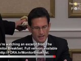 'Numbers Don't Add Up' on Social Security, Says Cantor