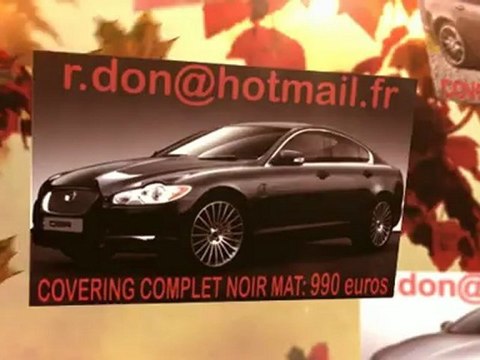 Jaguar XF, Jaguar XF, essai video Jaguar XF, Jaguar XF covering, Jaguar XF peinture noir mat