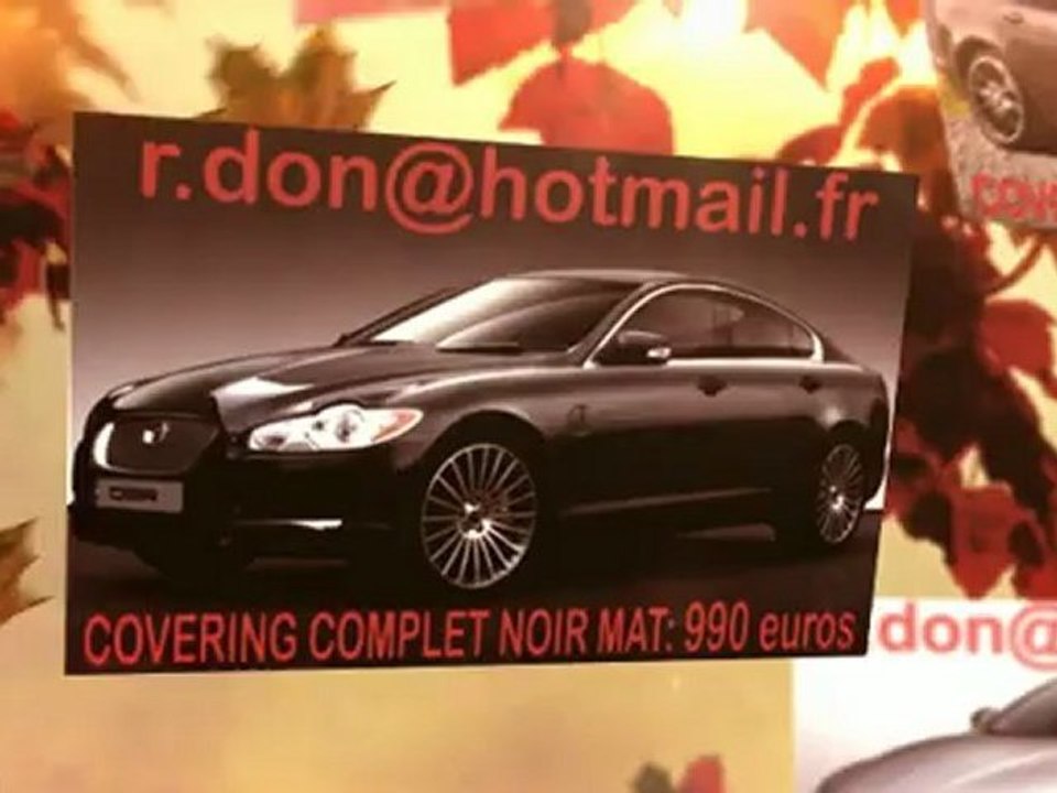 Jaguar XF, Jaguar XF, essai video Jaguar XF, Jaguar XF covering, Jaguar XF peinture noir mat