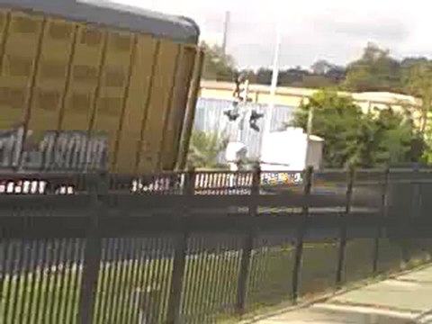 Norfolk Southern container and autorack train southeast through Austell Ga.