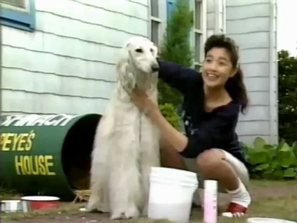 Japanese Actress Asano Yuuko With Purple Glossy  Rubber Glove