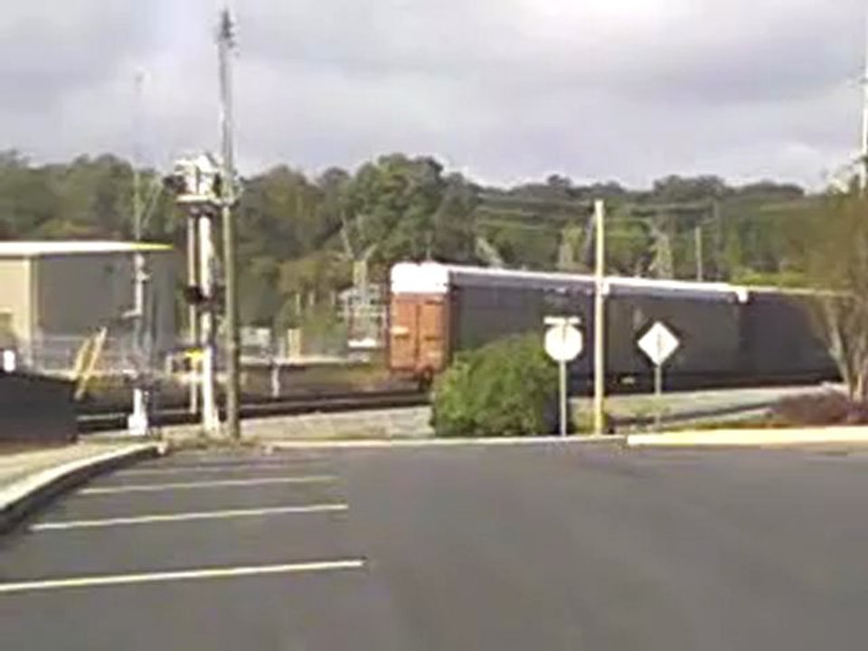 Norfolk Southern autorack train northwest through Austell Ga.