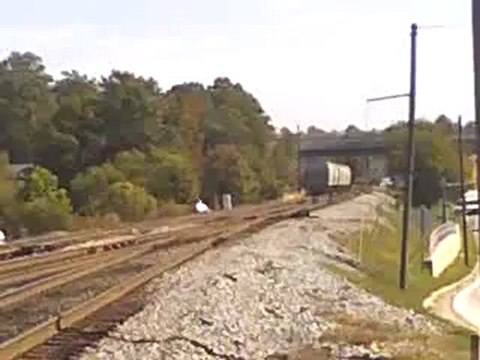 Norfolk Southern grain train southeast through Austell Ga. (2)