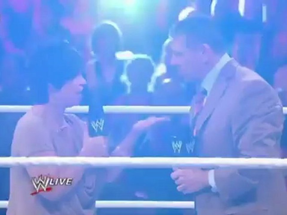 HD Mr. McMahon convinces Vickie Guerrero to make a match for th