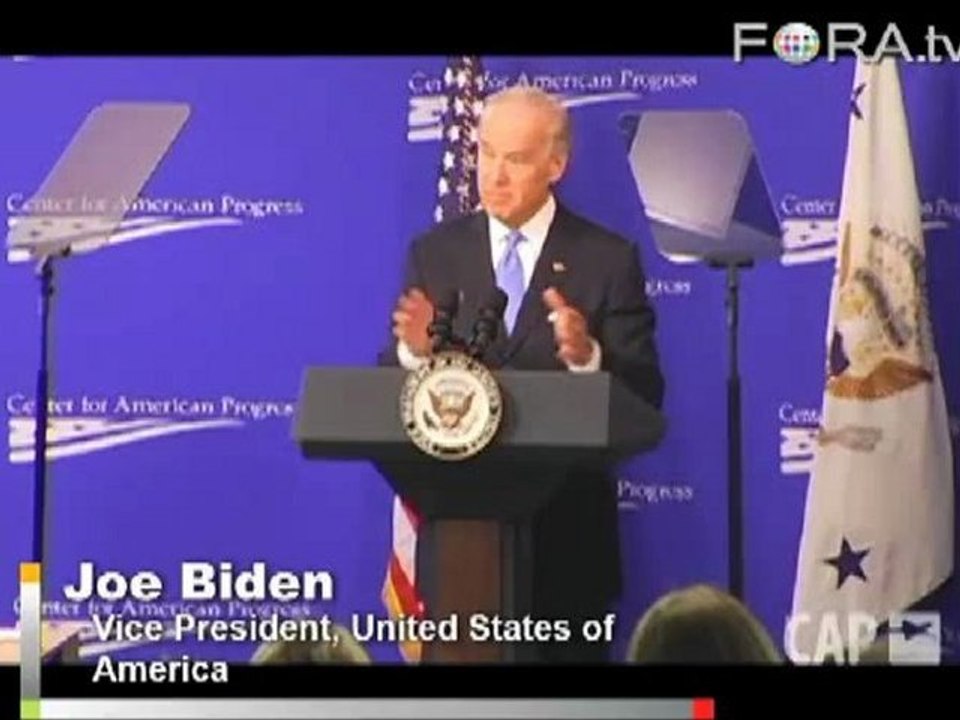 Joe Biden: The American Dream Is 'Receding'