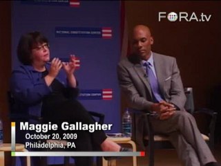 Maggie Gallagher Argues Against Same-Sex Marriage