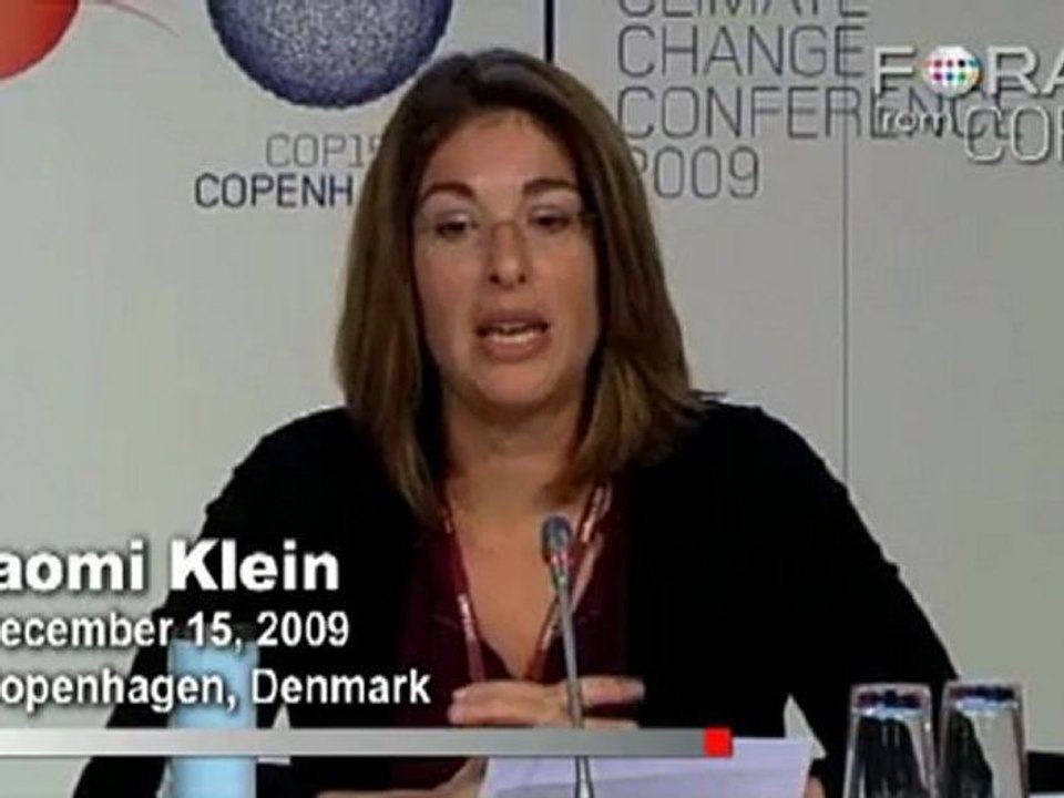 Klein Drags Climate Lobbyists Out of the Shadows at COP15
