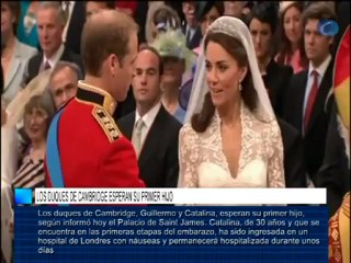 Los duques de Cambridge esperan su primer hijo