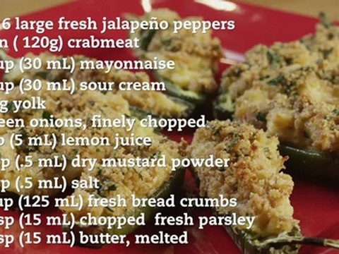 Crab-Stuffed Jalapeños