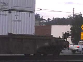 Norfolk Southern intermodal train east through Austell Ga.