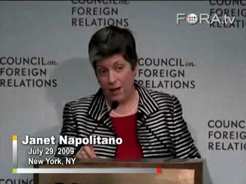 Napolitano Cautions Complacency Is Threat to US Security