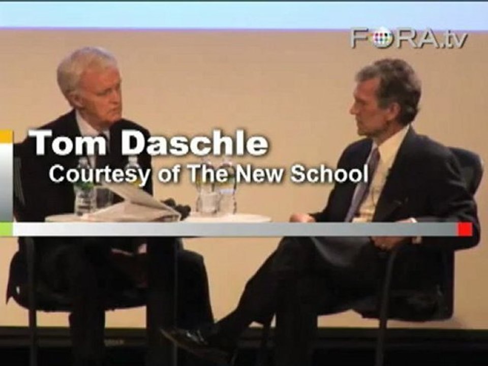 Daschle Blasts Media for Sensational Healthcare Coverage