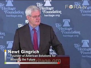 Newt Gingrich Slams War on Terror Strategy