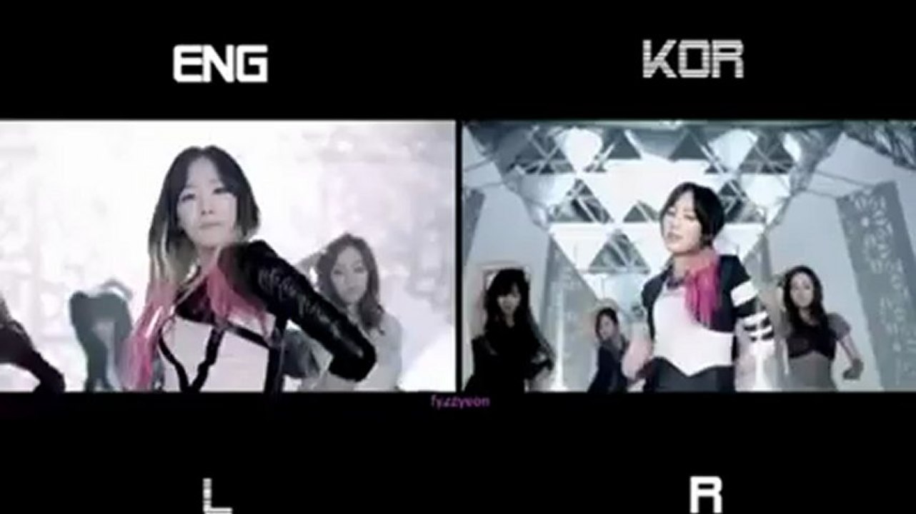 Girls' Generation (SNSD) - The Boys (Split Screen) (Eng-Kor)