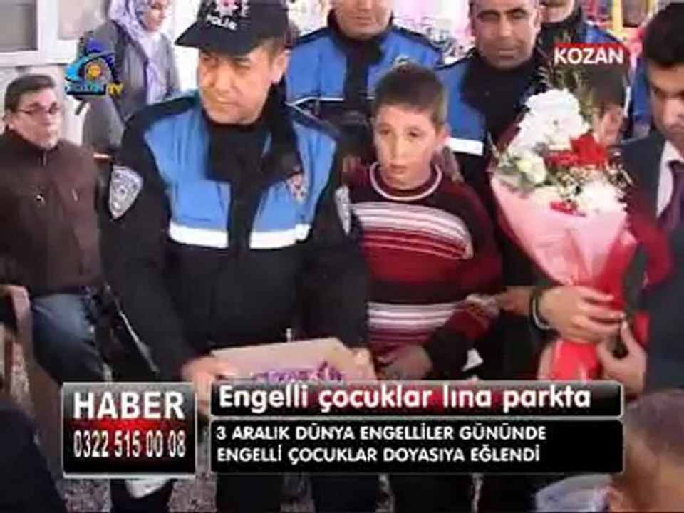 KOZAN TV_KOZAN TOPLUM DESTEKLİ POLİSLER ENGELLİ ÇOCUKLARI YALNIZ BIRAKMADI