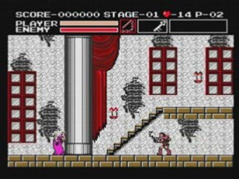 Vampire Killer (Konami - 1986) MSX2 - Niveau 1