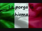 L'hymne italien : Fratelli d'Italia