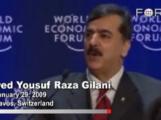 Pakistan's Prime Minister Gilani Asks for Trade Not Aid