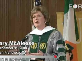 Pres. Mary McAleese: We Must Act as a Global Community