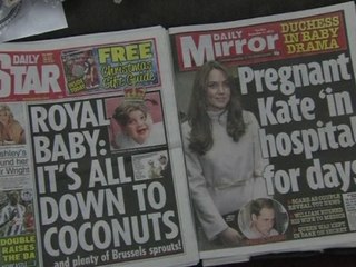 Media Frenzy Over Royal Baby News