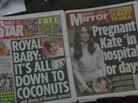 Media Frenzy Over Royal Baby News