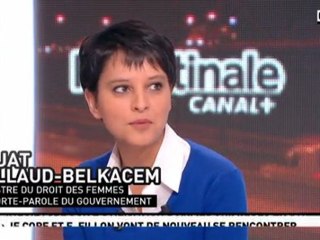 Najat Vallaud-Belkacem invitée de "La Matinale" de Canal+