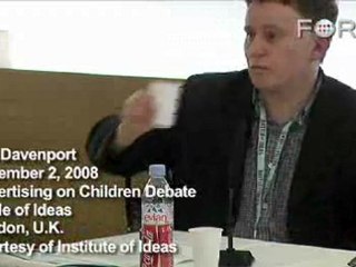 Neil Davenport Argues Materialism Created Childhood