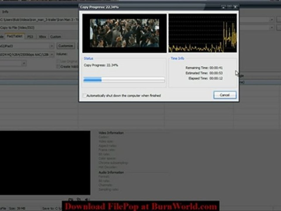 Main Features in FilePop Ultimate DVD/Video Suite