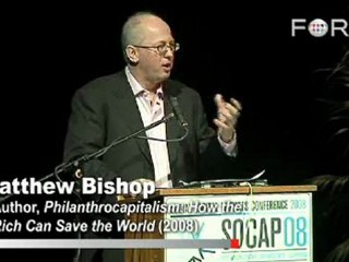 Matthew Bishop Discusses Altruism and Entrepreneurism
