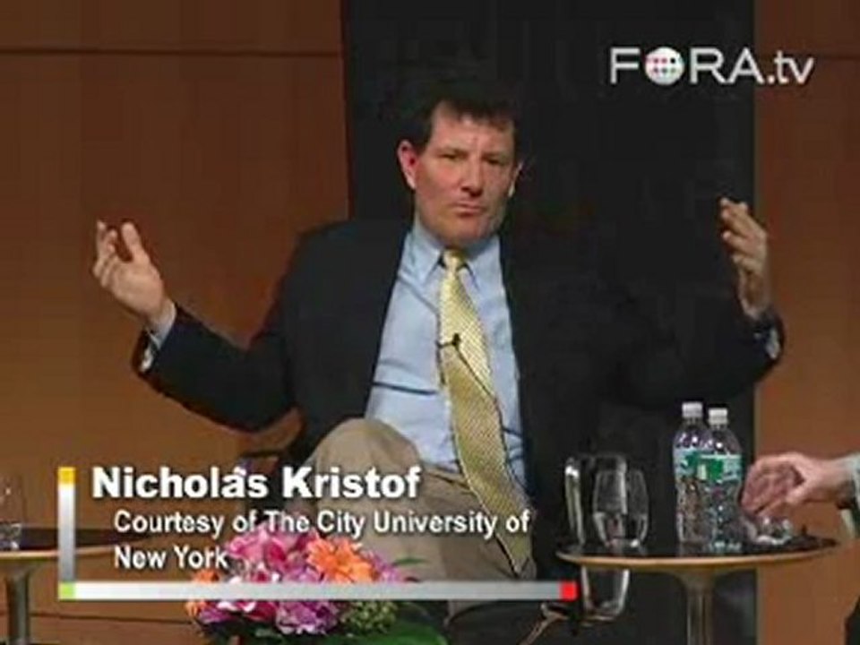 Kristof: We Lack Political Will in Darfur, Not Tools