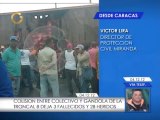 Colisión entre colectivo y gandola en la Troncal 8 deja 3 fallecidos y 28 heridos